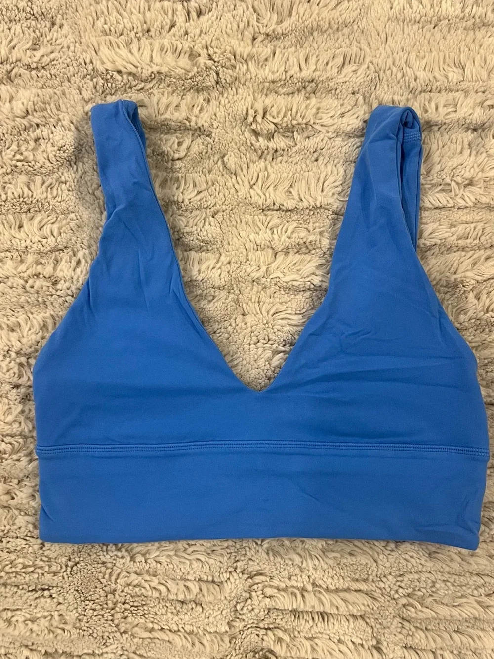 lululemon athletica Align V-Neck Light Support Bra in Poolside Blue - Picture 2 of 3